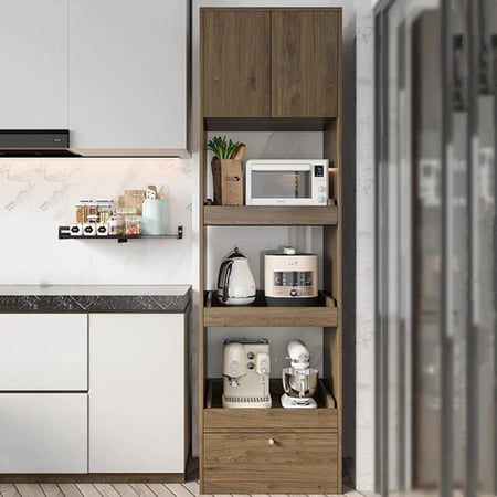 خزانة أجهزة مطبخ لمسة عصرية