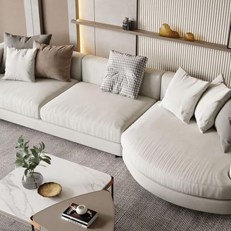 كنبة زاوبة 300×170×70 سم