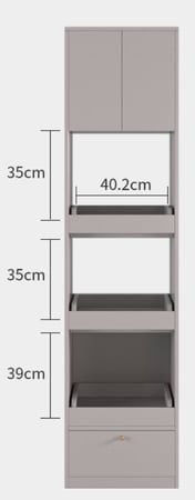 خزانة أجهزة مطبخ لمسة عصرية