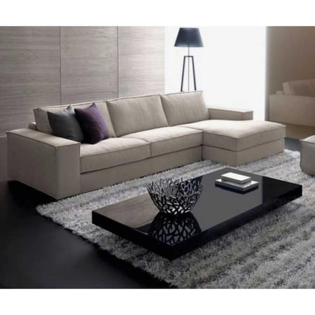 كنبة زاوية 300×160×90×88 سم - بيج - SOFSTYLE236