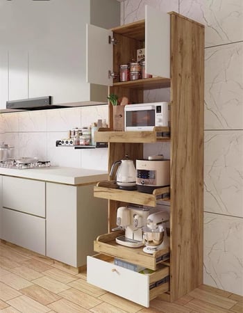 خزانة أجهزة مطبخ لمسة عصرية