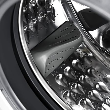 غسالة جيباس أمامية 8 كغ شاشة رقمية رمادي معدني - متجر طاقه