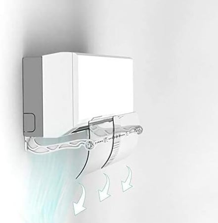 موجه مكيف تدفق هواء قابل للتعديل