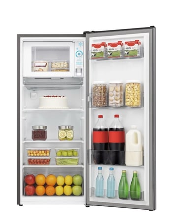 ثلاجة هام باب واحد فضي 6.3 قدم HM255SRF-H23