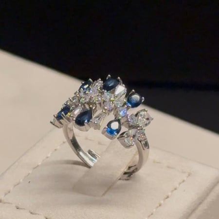 كحلي | طقم دقة الماس فاخر