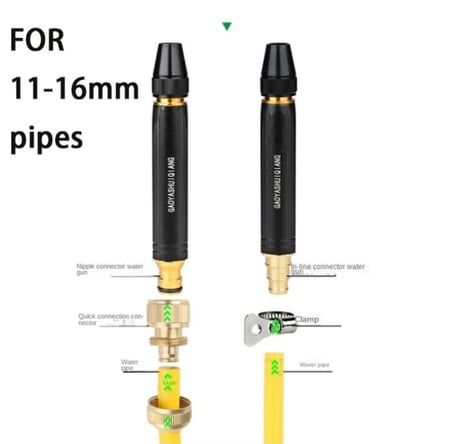 مسدس المياه عالي الضغط  لغسيل السيارات  وفناء المنزل  ..