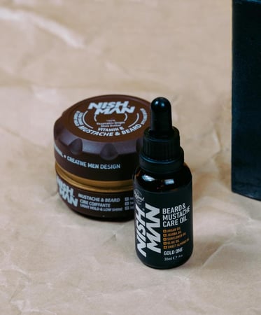 زيت العناية بالشارب واللحية من  نيشمان 30 مل