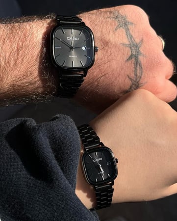 ساعة  LTP كبلز رجالي و نسائي اسود