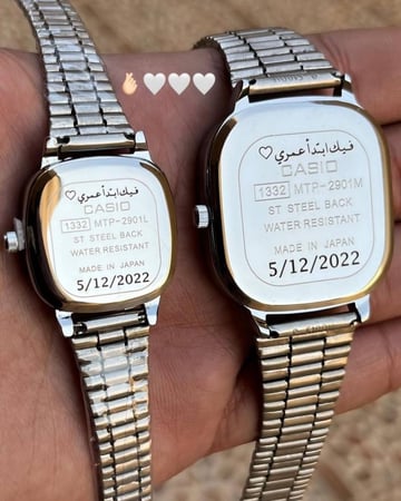 ساعة  LTP كبلز رجالي و نسائي اسود