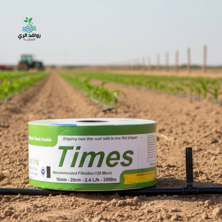 لفة تنقيط موسمى سعودى ( تيمز ) 16مم -20سم -2.4 ل/س -2000م