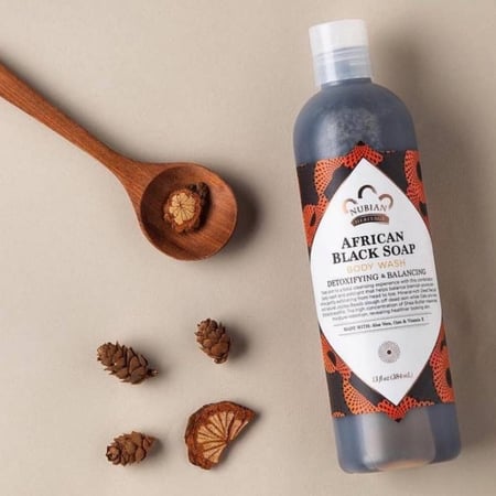 نوبيان هيريتج غسول للجسم بالصابون الأسود الإفريقي - 384 مل