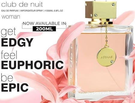 عطر أرماف كلوب دي نوي للنساء، خالٍ من الكحول، يدوم طويلًا، أو دو برفيوم للنساء، 105 مل، وردي، عطر، عطور، للنساء