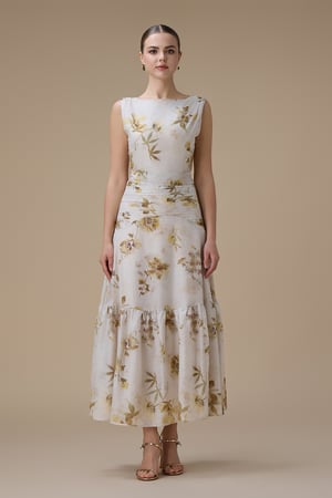 فستان بيج ميدي مورد