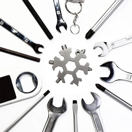 أداة المفك متعددة الأغراض علي شكل ندفة الثلج
