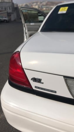 شعار علامة فورد بوليسي بلاستيك police interceptor