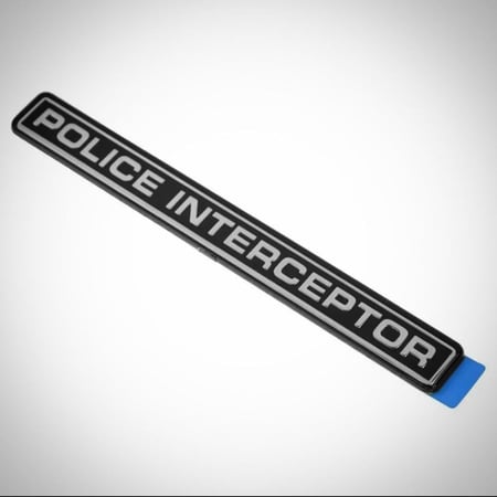 شعار علامة فورد بوليسي بلاستيك police interceptor