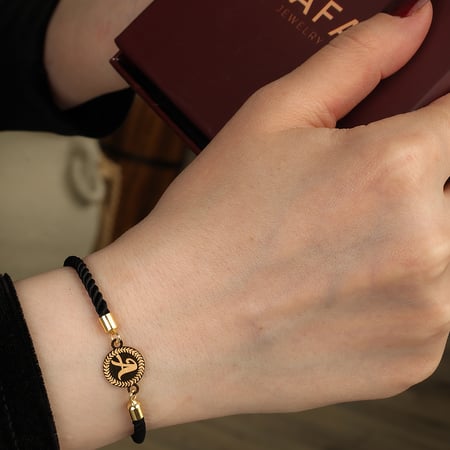 اساور حروف من ذهب و الحبل المبروم