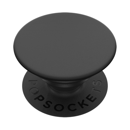 PopSockets: مقبض قابل للطي وحامل للهواتف والأجهزة اللوحية - أسود