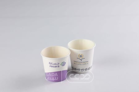 كوب ورقي دبل بطباعة رقمية