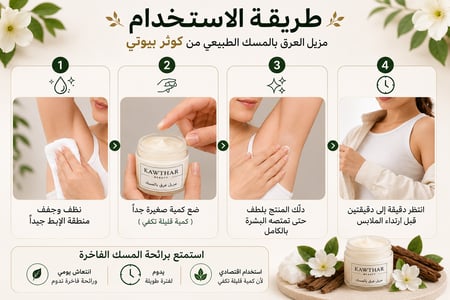بوكس صغير مزيل رائحة العرق 50+30 جم هدية مجانا