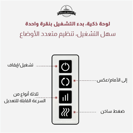 كمادة مساج الرقبة الكهربائية