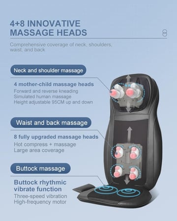 كرسي مساج للسيارة والمكتب