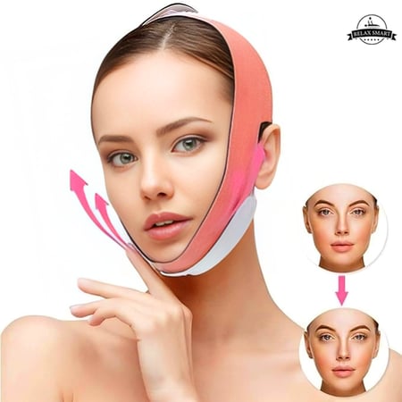 مشد الوجه والذقن للتنحيف وبعد العمليات