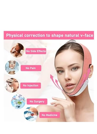 مشد الوجه والذقن للتنحيف وبعد العمليات