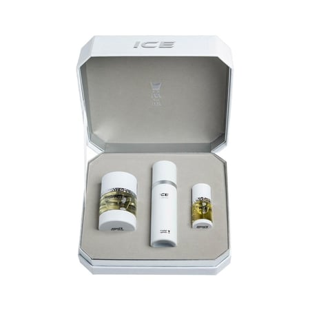 بوكس هدايا أيس من مجموعة وود ( عطر 75 مل + زيت 15 مل + معطر شامل 100 مل)