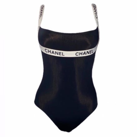 chanel vintage bodysuit size small