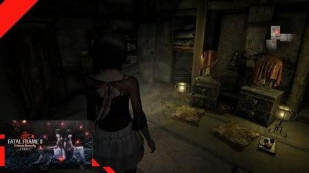 لقطة من لعبة FATAL FRAME II – مواجهة الأرواح والتصوير بالكاميرا