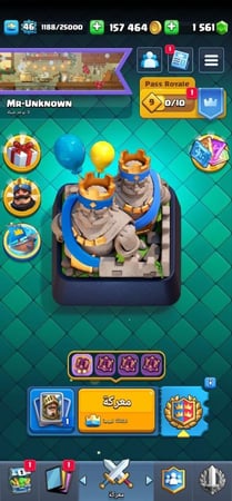 حساب كلاش أوف كلانس تاون 16 ماكس دفاعات + حساب كلاش رويال فخم