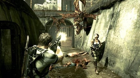 شخصية كريس ريدفيلد في Resident Evil 5 تأجير لعبة رعب وأكشن PS5