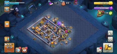 حساب كلاش أوف كلانس تاون هول 17 + حساب كلاش رويال لفل 58 (عرض مميز)