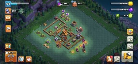 حساب تاون هول 15 لديه 6 عمال بناء