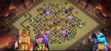 حساب كلاش أوف كلانس تاون 10 – ملوك أقوياء