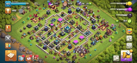 حساب كلاش أوف كلانس تاون 13