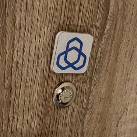 بروش اكرليك مربع مغناطيس 2،5 سم في 2،5 سم