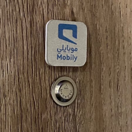 بروش اكرليك مربع مغناطيس 2،5 سم في 2،5 سم