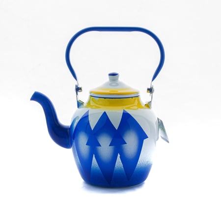 ابريق غضار اندونيسي دايموند لون أزرق 1,5 لتر