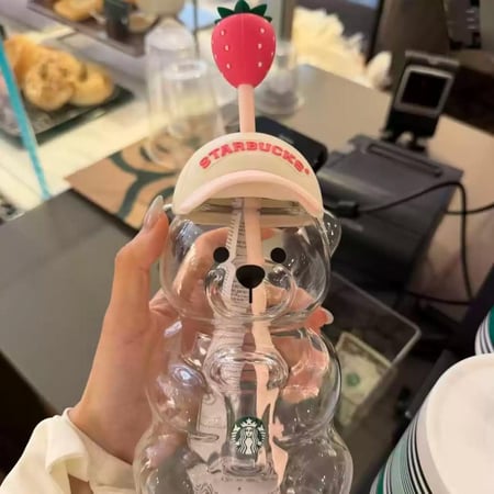 كوب ستاربكس الدب الوردي إصدار 2026 | Starbucks bearista cup pink