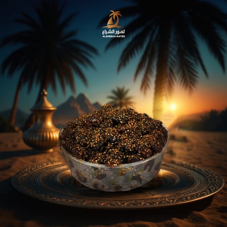 علبة تمر رزيز بالنوى بلاستيك 750 جم