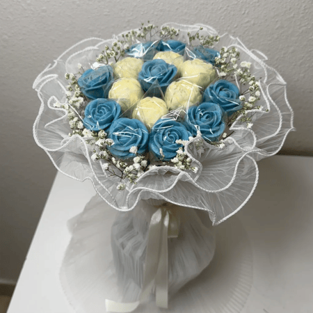 شوكلاتة الورد مع اكريلك