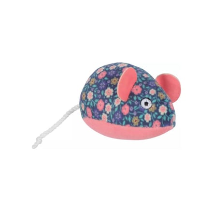 لعبة فأر قماشية للقطط Zolux Floral Mouse Cat Toy