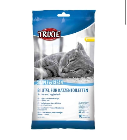 أكياس فضلات للقطط من تريكس ي Trixie Simple n Clean Cat Litter Bags Large