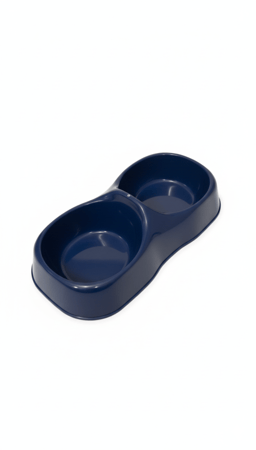 صحن اكل القطط مزدوج وسط صناعة سعودية رفيق