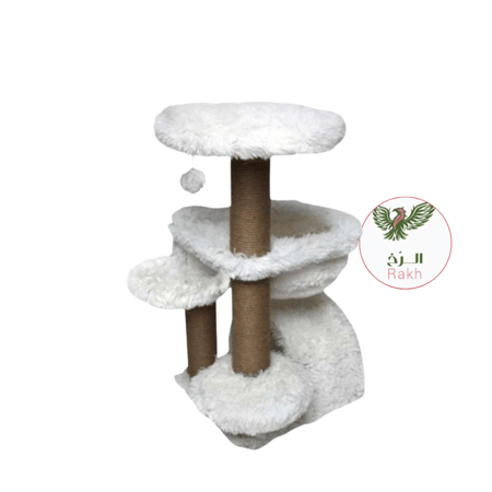فيلاين قو شجرة خداشة رمادي 86 65 111سم للقطط موديل 1377