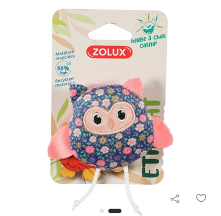 لعبة قطط من زولوكس محشوة بنبتة الكاتnip Zolux Catnip Plush Toy للقطط