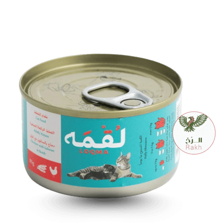 دجاج بالجيلي 85 غ طعام رطب للقطط البالغة والكيتن لقمه معلبات