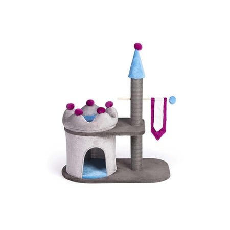 بريفو منارة الملك سرير وخداشه وكوخ ارتفاع 88 سم للقطط